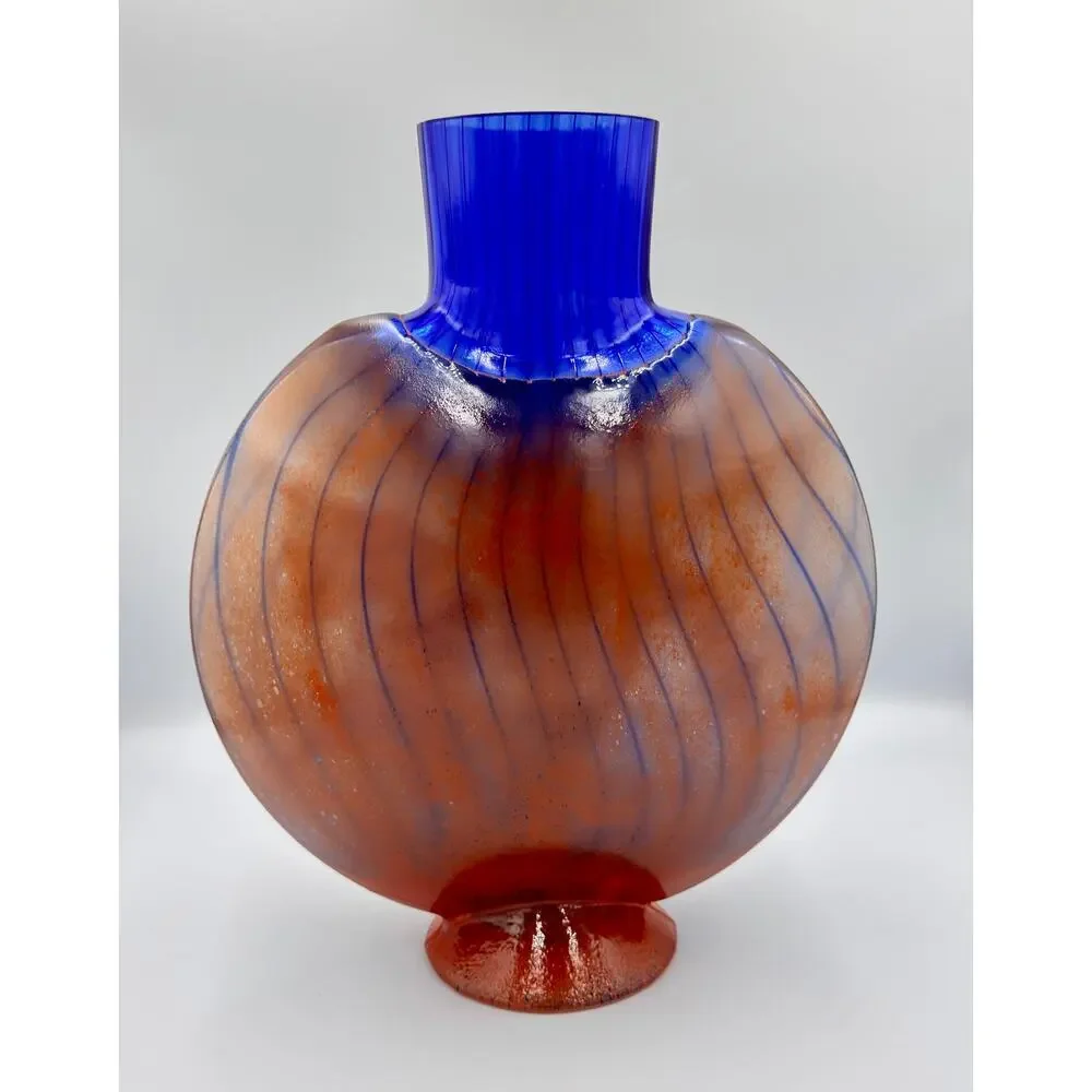 Kosta Boda Studio Art Glass by Kjell Engman Signed Vase 